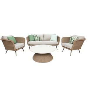 AMSTERDAM 4PC LOUNGE SETTING
