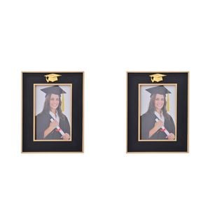 2PK Gibson Gifts Golden Graduation 4x6'' Photo Frame Rectangle