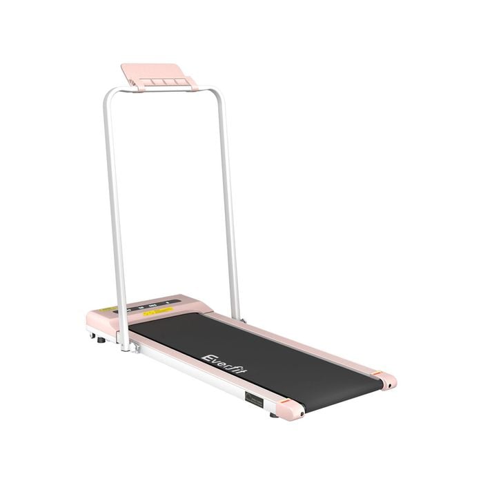 Everfit Treadmill Electric Walking Pad Under Desk Home Gym Fitness 380mm Pink