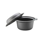 GRYLT Cast Iron Garlic Roaster 12X9cm Black