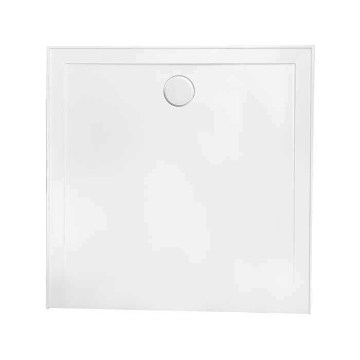 Mondella 900mm x 900mm 3 Lip Rear Outlet Shower Base