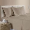 400tc 100% Cotton Sateen Premium Sheet Set 40cm Wall Mocha Double