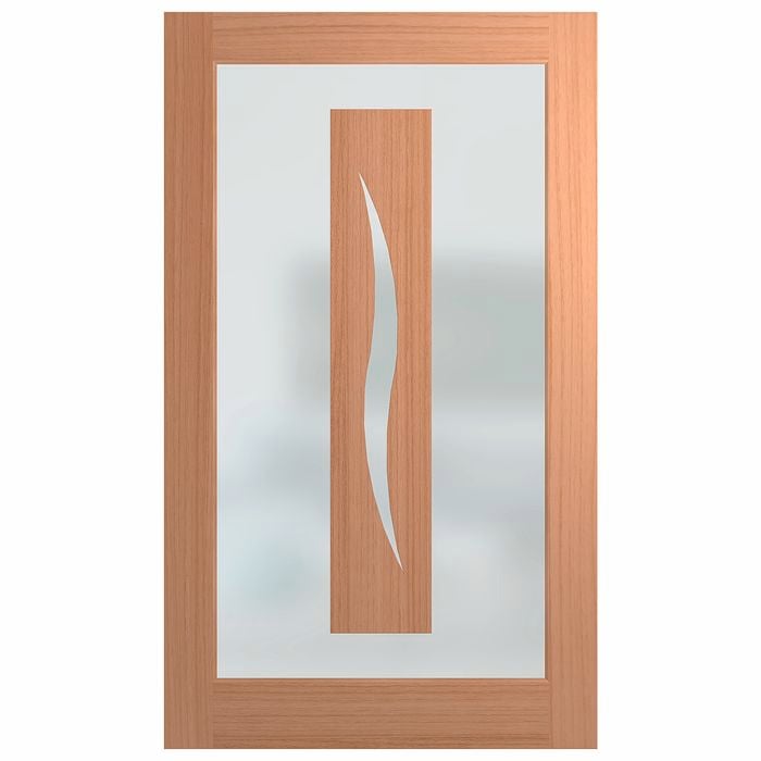 Hume 2040 x 1200 x 40mm External Door SPM Illusion Frosted Glass IL26