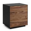 MIUZ Walnut Veneer Bedside Table Handle-Free Push-to-Open Nightstand