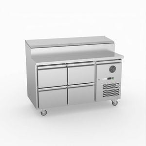 Fed-x S/s Four Drawer Sandwich Counter Xss7c13s2v-4d