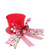 Lifebay Christmas Tree Topper Hat with Bow Ribbon