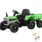 Mazam Kids Ride On Car Tractor Remote Control 12V Electric Green
