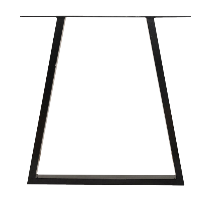 Rapid 700 x 732 x 50mm Black Steel Tube Antigua Table Leg