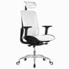 Desky Big & Tall High Back Office Chair - White