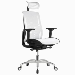 Desky Big & Tall High Back Office Chair - White