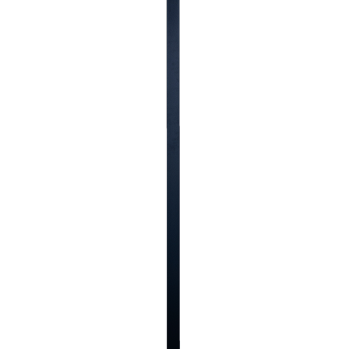 RapidFence 50 x 50 x 1800mm Dark Grey Capped Square Tube In Ground Fence Post