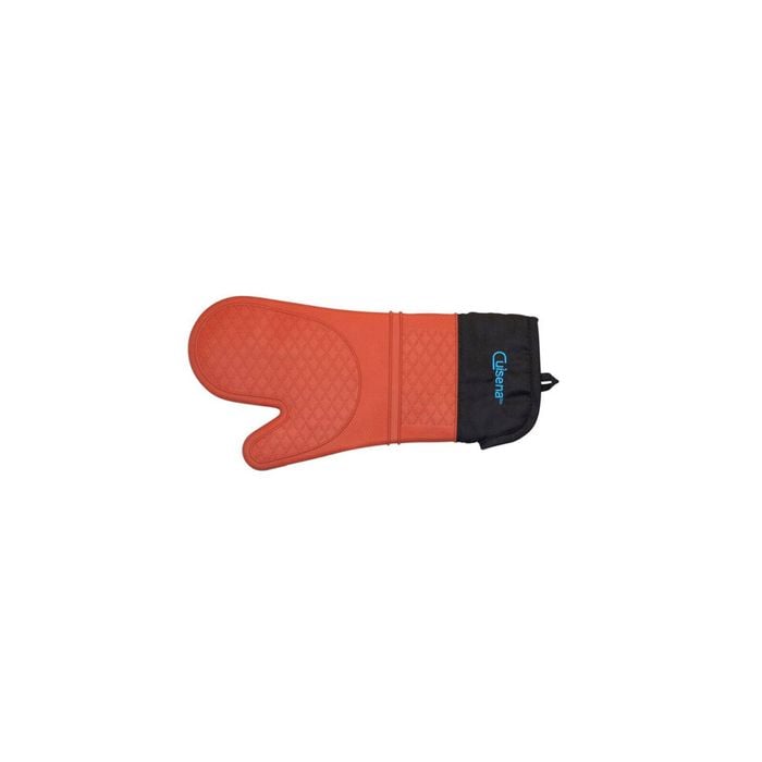 Cuisena Silicone & Fabric Kitchen Oven Glove - Red