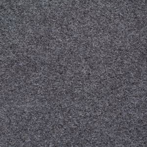 Q'Decor 2m Light Grey Gel Back Velour Marine Carpet - Light Grey