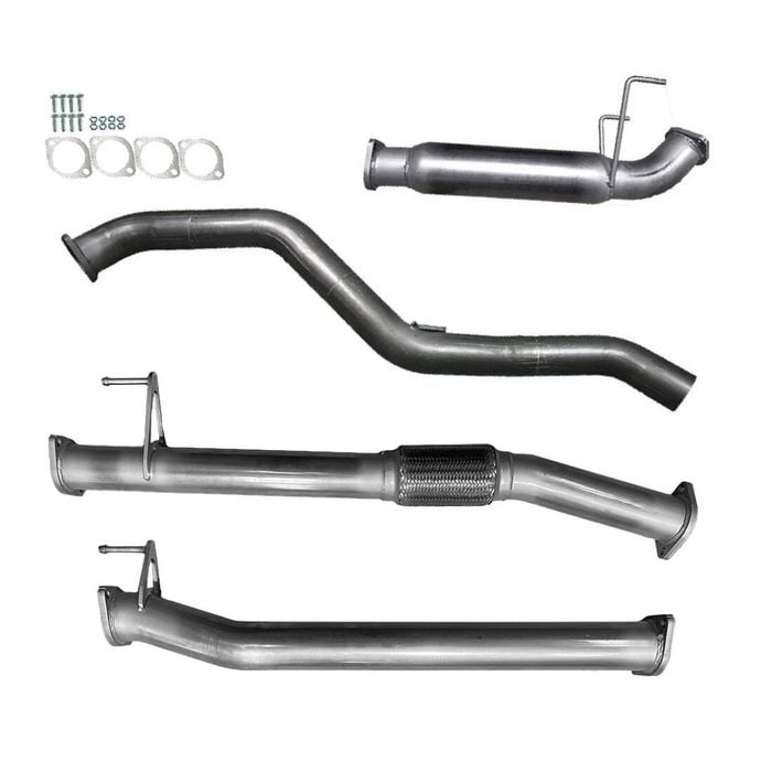 Ignite Exhausts Dpf Back For Isuzu D-max 3l 3" With Hotdog Raw Aluminised Steel
