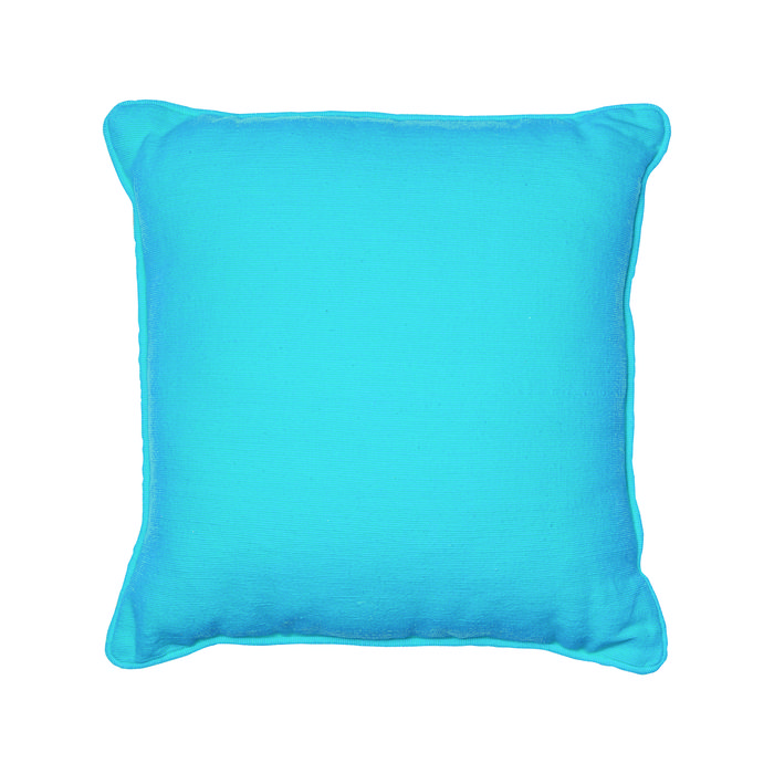 London Cushion Cover with Buttons 43cm - Aqua