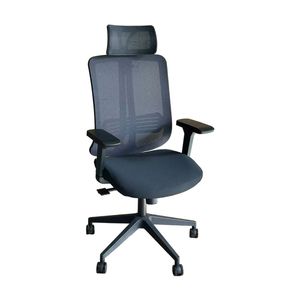 Modern Furniture RUNE Executive Office Chair with Headrest - Black