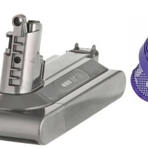 Vacuum Cleaner Battery Compatible With Dyson V10 & Sv12 + Filter Combo