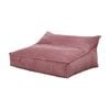 Cadence & Co. Wilde Ribbed Luxe Fleece Double Sofa Bean Bag Lounge Cover Blush