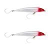 2x Rapala 14cm Saltwater X Rap Long Cast Shallow Minnow Fish Lures - Red Head