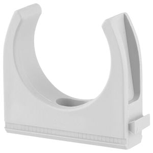 DETA 32mm Grey PVC Conduit Mounting Clip - Single Pack