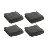 4PK Christy Cirrus Hand Towel Combed Cotton 450GSM Fast Drying Charcoal