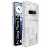 MEZON Nothing Phone (3a) Slim Clear TPU Gel Back Case Wireless Charging Compatible