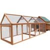 YES4PETS 350 CM XXL Chicken Coop Cat House With Run