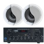 Weconic Bluetooth Amplifier + 2x6" Ceiling Speakers Package