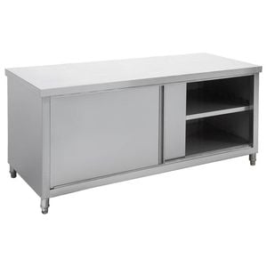 Modular Systems Kitchen Tidy Pass-thru Workbench Cabinet 1500mm Stht6-1500-h