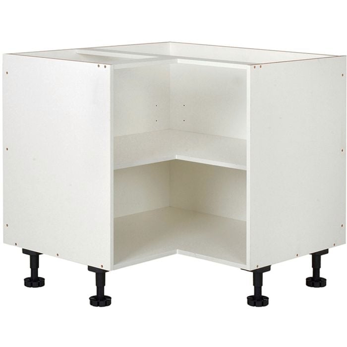 Kaboodle Kitset 900x900mm Base Corner White