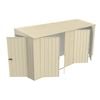 Build-a-Shed 1.2 x 4.5 x 2.0m Cream Skillion Double Hinged Side Door Shed