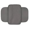 Catzon Waterproof Car Console Cover Leather Armrest Cushion With 2 Pockets-gray
