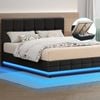 Alfordson Bed Frame Gas Lift Rgb Led Queen
