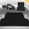 Outback GT 6D Pro Ute Tub Mat for Toyota Hilux Double Cab 1997-2005 (With Spray On Liner or No Liner) - Black