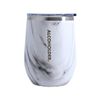 Stemless Vacuum Insulated Wine Tumbler 355ml (12oz)- Print Series White Marble