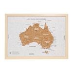 Travel Board Australia Map Small