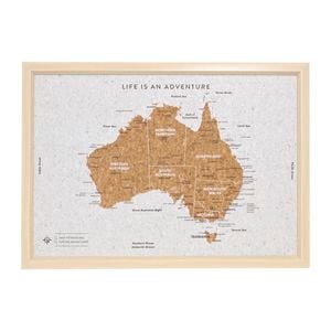 Travel Board Australia Map Small