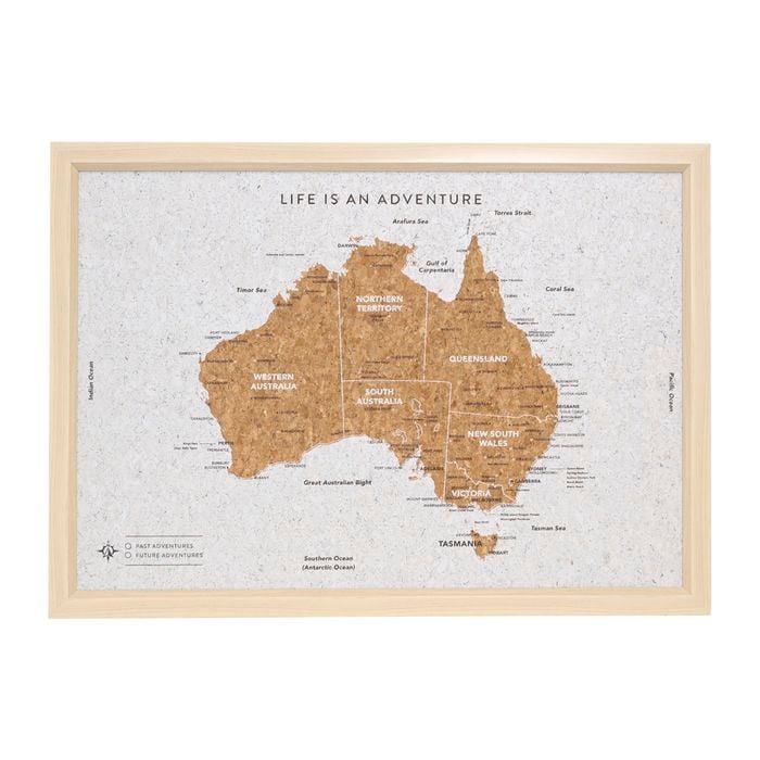 Travel Board Australia Map Small