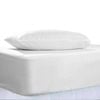 The Lighthouse Washed Cotton Combo Bedding Set With Pillowcase Super King White