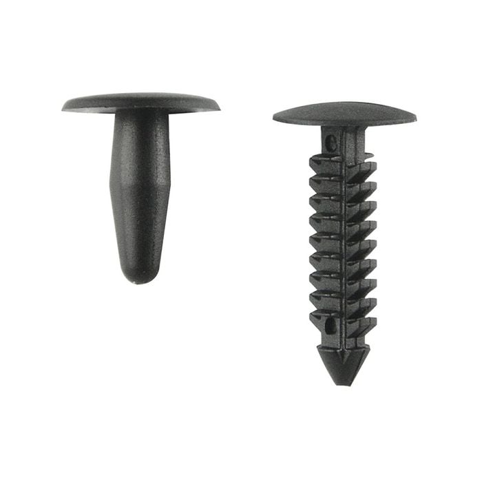 Pinnacle Black Nylon Assorted Trim Clips - 4 Pack