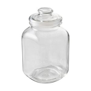 Ecology Riserva Square Kitchen Pantry Jar With Airtight Lid 3.1l