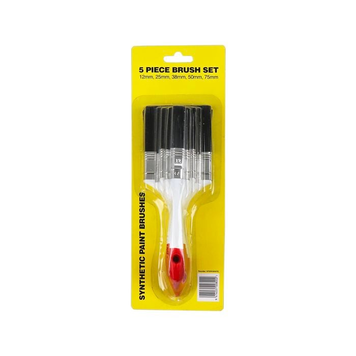 Haydn White Synthetic Paint Brush - 5 Pack