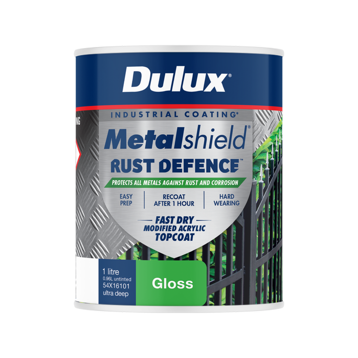 Dulux 1L Ultra Deep Base Gloss Metalshield Rust Defence