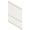 ProtectorAl 0350-1200W x 1800H Paperbark Picket Top Pool Fence Panel Raked 16-30º
