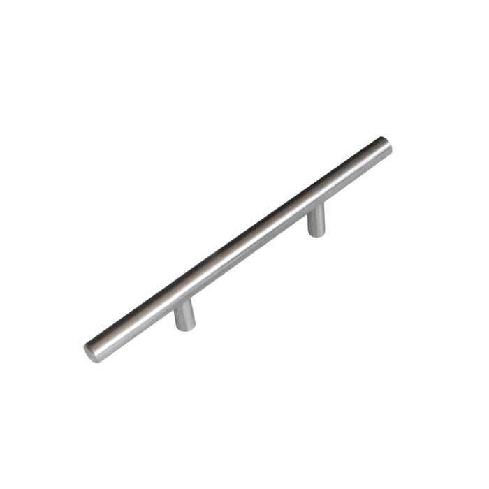 Kaboodle 96mm Brushed Stainless Steel T Pull Kitchen Door Handle Bunnings Australia