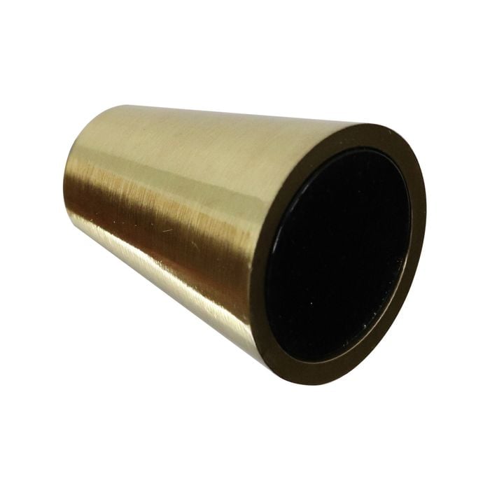 Adoored 24mm Brushed Brass Cabinet Knob Shell