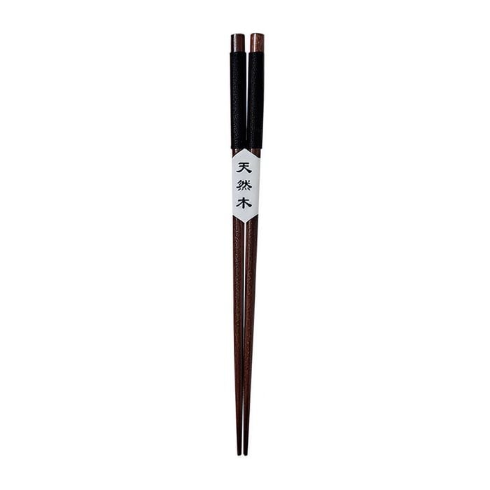Anygleam Black Winding 10pairs Wooden Sushi Sticks Food Kitchen Tableware