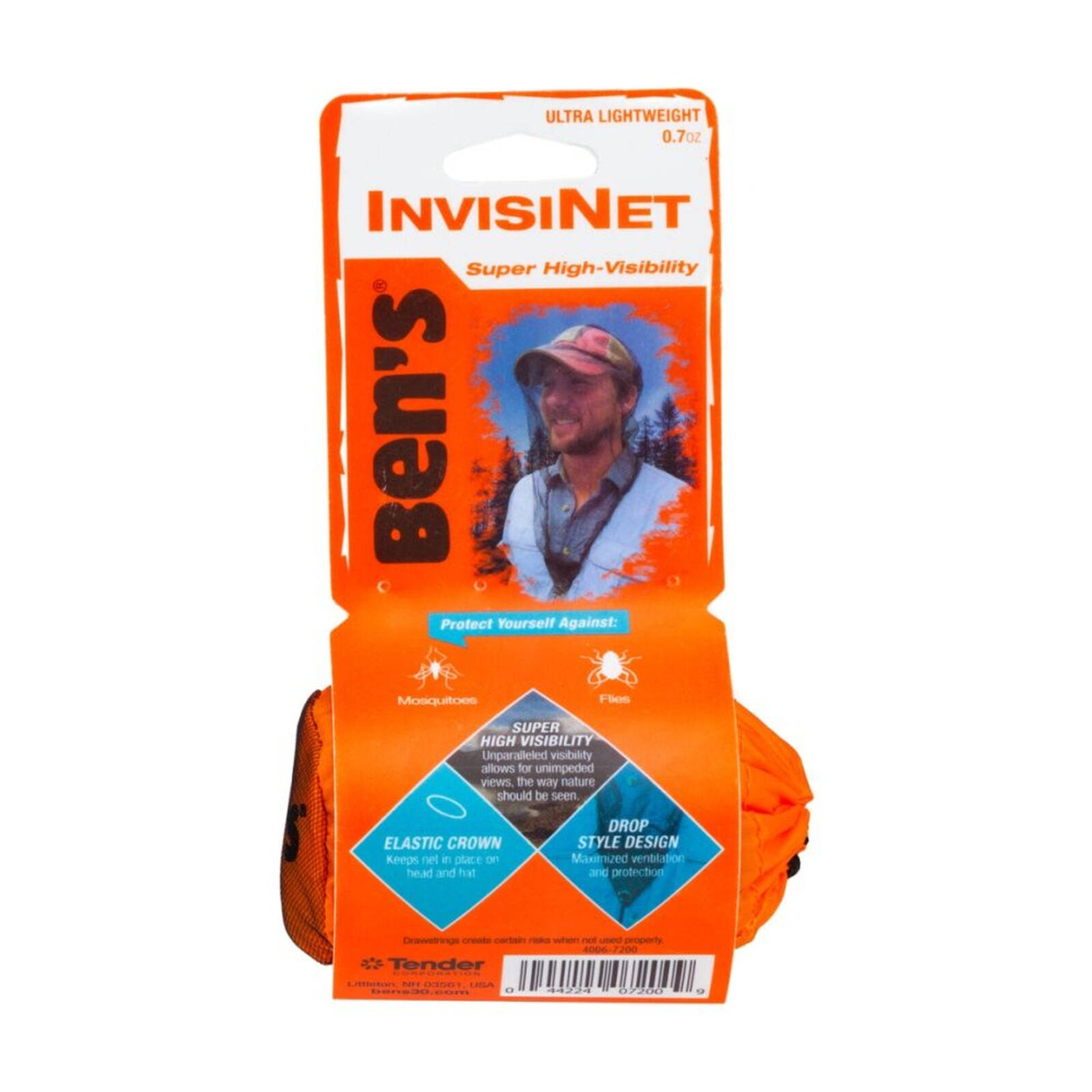 AMK Bens InvisiNet Head Net Ultra High Visibility Insect Protection ...