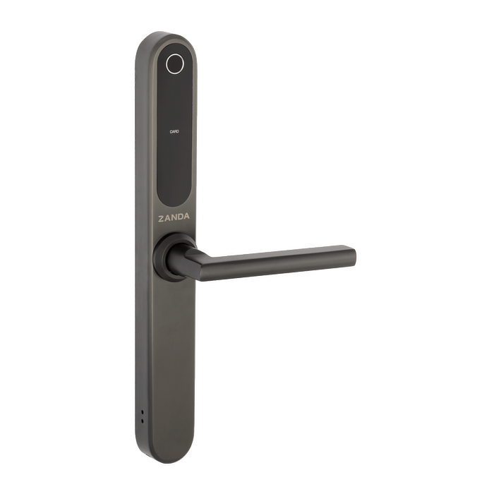Zanda 60mm Graphite Nickel Backset Stealth Longplate Tubular Latch