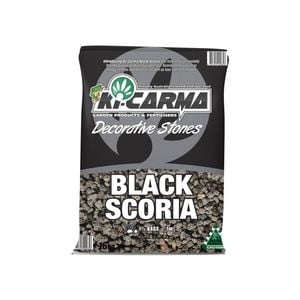 Ki Carma Garden Products 16kg Black Scoria Landscape Stones